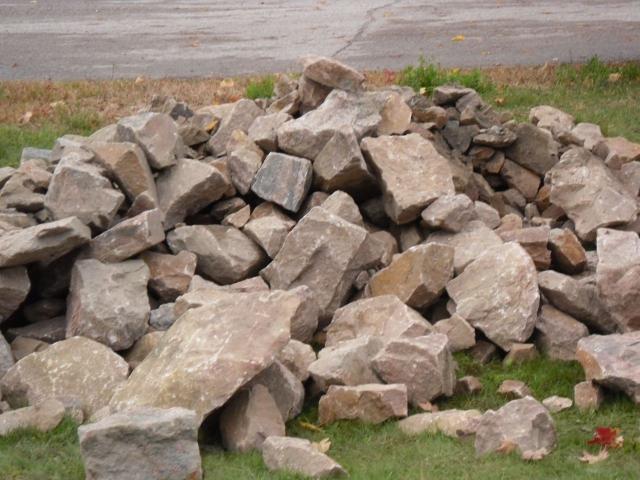 The local blasted Rockport pink granite was very challenging to work with.